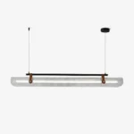 Metal, akril çilçıraq - MD7420 qara - Image 4