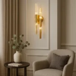 İkili qızılı divar işığı  W2400 - Image 3