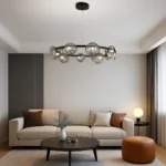Şüşə materiallı halqa çilçıraq MD7811 - Image 2