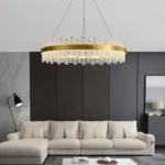 Qızılı detallı şüşə çilçıraq TH491-800 - Image 7