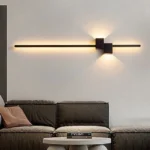 Minimalist qara divar işığı 9137 - Image 3