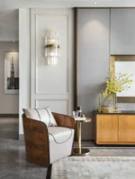 Kristal divar işığı, bronz 610 - Image 8