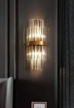 Kristal divar işığı, bronz 610 - Image 2