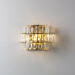 Qızılı, kristal divar işığı 9079 - Image 3