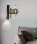 Qara rəng insan fiqurlu divar işığı B3431 - Image 2