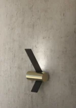 Mat qara və qızılı detallı divar işığı M-959W - Image 2