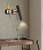 Qara rəng insan fiqurlu divar işığı B3431 - Image 3