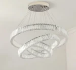Kristal daşlı 3 halqa gümüşü çilçıraq TH372 - Image 2