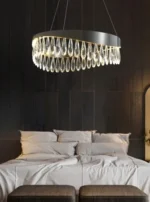 Şüşə  daşlı gümüşü çilçıraq TH450 - Image 3