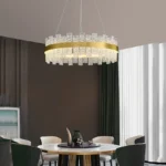 Qızılı detallı şüşə çilçıraq TH491-800 - Image 4