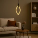 Şüşə və kəmər materiallı asma işıq MD8305 - Image 2