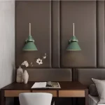 Yaşıl lampalı divar işığı W7139 - Image 5