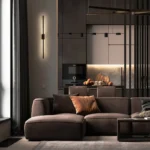 Qara LED divar işığı, dəmir-plastik 065 - Image 2
