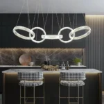 Kristal daşlı 5 halqa çilçıraq TH372 - Image 2