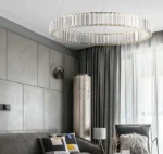 Kristal daşlı tək halqa çilçıraq TH372-90sm - Image 2