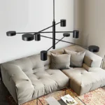 Forması dəyişilə bilən çilçiraq, qara, 6085 - Image 3
