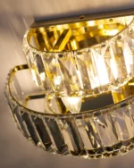 Qızılı, kristal divar işığı 9079 - Image 8