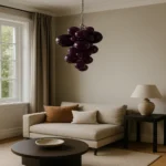 Bənövşəyi rəngli üzüm formalı çilçıraq KT-0507 - Image 3