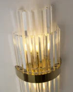 Kristal divar işığı, bronz 610 - Image 5