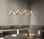 8 halqalı çiıçıraq, qızılı 9038 - Image 3