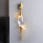 Qızılı detallı divar işığı 9057 - Image 4
