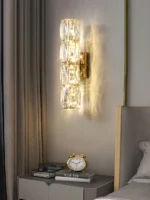 Kristal qaşlı qızılı divar işığı 5035 - Image 2