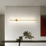 Alüminium divar işığı 80 sm qızılı 8938 - Image 3