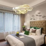 Kristal daşlı 3 halqa qızılı çilçıraq TH372 - Image 3