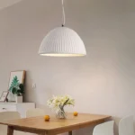 Ağ kreativ  çilçiraq, rezin materiallı 8877 - Image 3