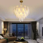 Yarpaq formalı neoklassik çilçıraq TH77-80 - Image 2