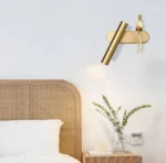 Qızılı rəng insan fiqurlu divar işığı B3431 - Image 2