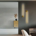 Alüminium divar işığı 60 sm qızılı 8938 - Image 3