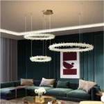 Kristal daşlı zərif 3 halqa çilçıraq TH455 - Image 2