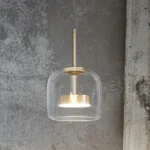 Şüşə, led işıqlı asma işıq D1487 - Image 2