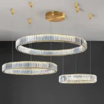 Kristal daşlı qızılı çilçıraq TH372 - Image 4