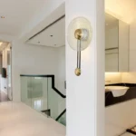 Halqa zolaqlı şüşə divar işığı W8009 - Image 8