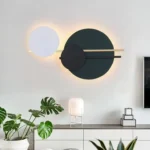 Dairəvi yaşıl minimalist divar işığı 3098 - Image 2