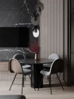 Gümüşü iki dairəli asma işıq 6030 - Image 2