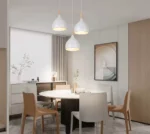 Ağ mat alüminium asma işıq T 7813 - Image 3