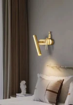 Qızılı rəng insan fiqurlu divar işığı B3431 - Image 6