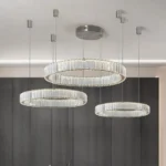 Kristal daşlı gümüşü çilçıraq TH372 - Image 2