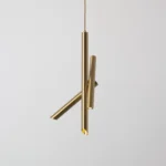 3-lü qızılı rəngli asma işıq 8943 - Image 3
