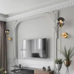 Şüşə material divar işığı W5446-B - Image 2