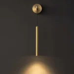 Minimalist qızılı divar işığı 3433 - Image 2