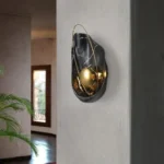 Divar işığı qara rəng, dəmir 9106 - Image 4