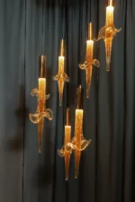 Narıncı şüşə dekor hissəsi CM135 - Image 2