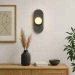 Şüşə materiallı tək şarlı divar işığı W1126 - Image 3
