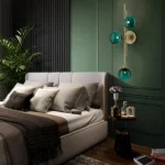 Yaşıl şüşə toplu divar işığı 9025 - Image 6
