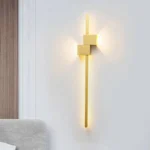 Minimalist qızılı divar işığı 9137 - Image 4