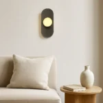 Şüşə materiallı tək şarlı divar işığı W1126 - Image 2